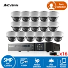 Система видеонаблюдения, H.265, 5 МП, Ultra HD, 16 каналов, DVR, комплект камер видеонаблюдения, 5 Мп