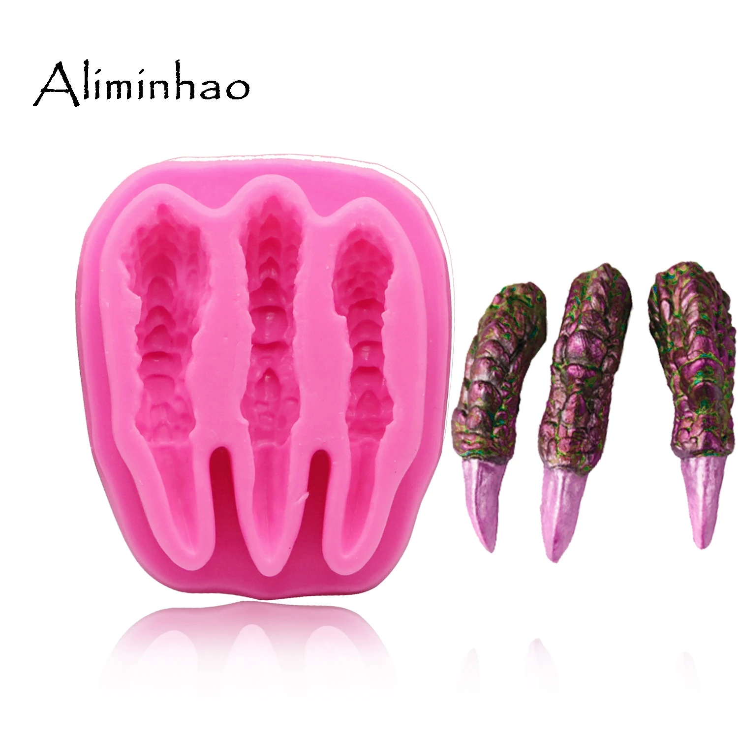 Форма в виде когтя динозавра B1414 силиконовая форма для помадки инструмент