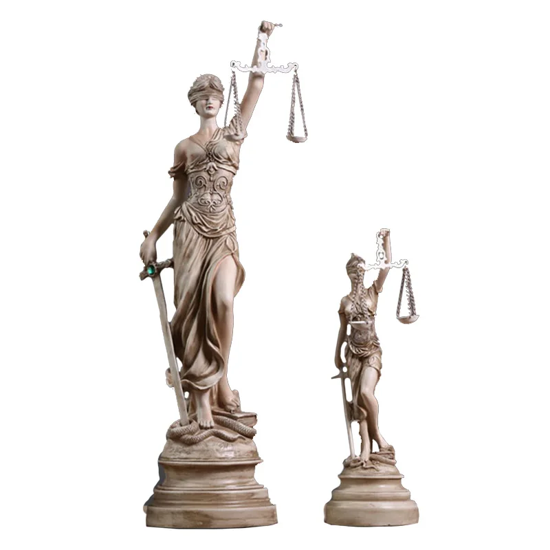 Креативная Статуя Греческой Богини Themis скульптура аксессуары для украшения дома