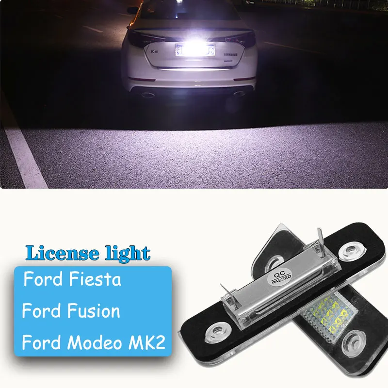 2 шт. 24 светодиодные лампы для номерного знака задний фонарь прицепа Ford Fusion Modeo MK2