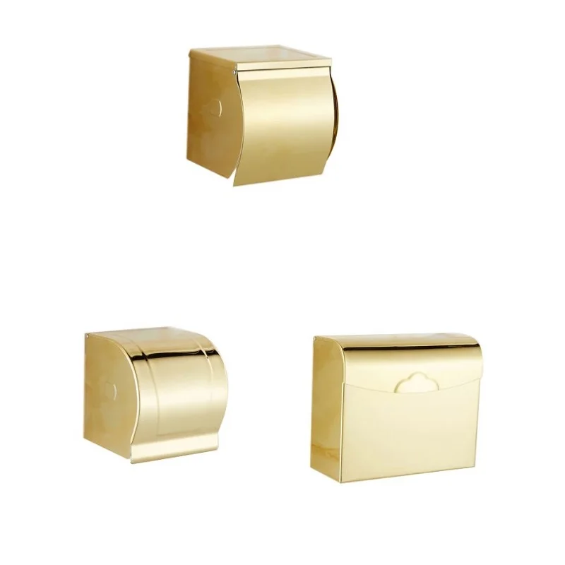 Нержавеющая сталь Ванная комната держатель для бумаги и телефона с полкой