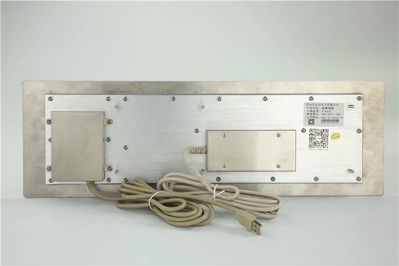 Промышленная клавиатура из нержавеющей стали 67 клавиш металлическая для киоска