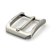 1pcs 35mm metal brushed belt buckles silver single pin end bar buckles fit for 32mm 34mm belt leather craft jeans parts