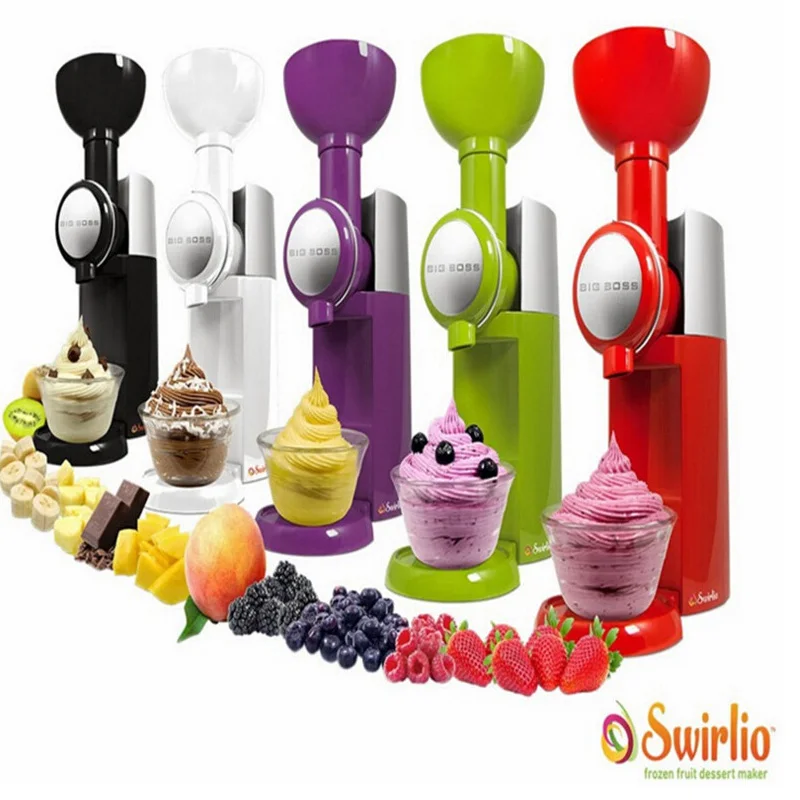 Big Boss Swirlio Ice Cream Machine Freezer Fruit Full Automatic Mini Household Maker | Бытовая техника