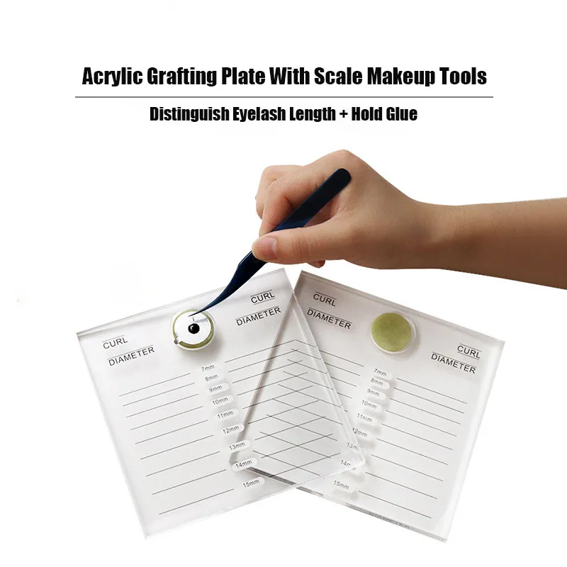 Акриловые ресницы Дисплей Палитра для наращивания поддонов и бандажных ресниц