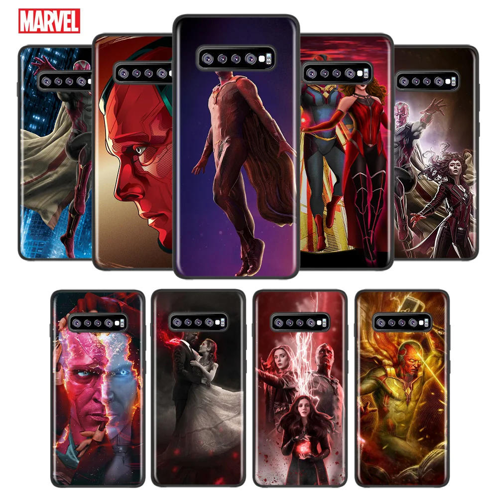 

Marvel Cool Vision Shockproof Cover for Samsung Galaxy S21 S20 FE Ultra Lite S10 5G S10E S9 S8 Plus Black Phone Case