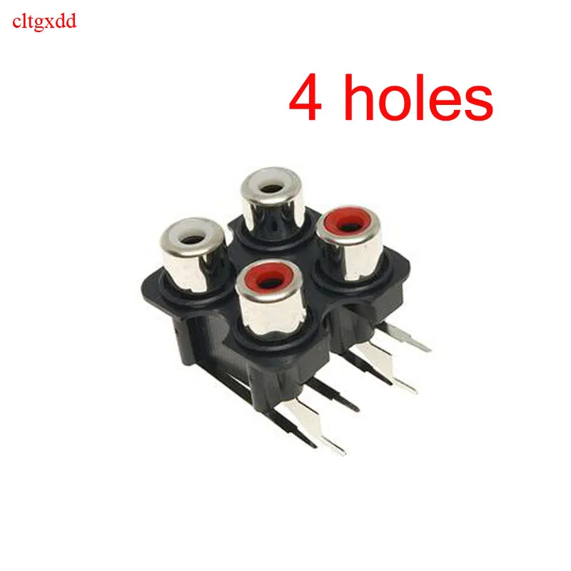 Концентрированный гнездовой разъем 2 отверстия 3/4 6/6 отверстий 9-контактный RCA