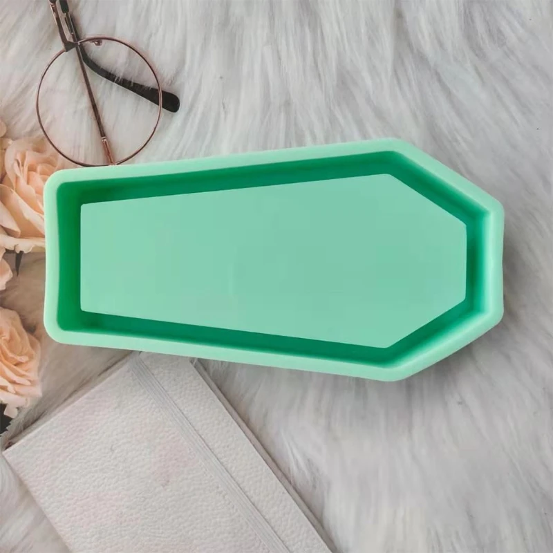 

Coffin Box Epoxy Resin Mold Storage Case Silicone Mould DIY Crafts Making Tool