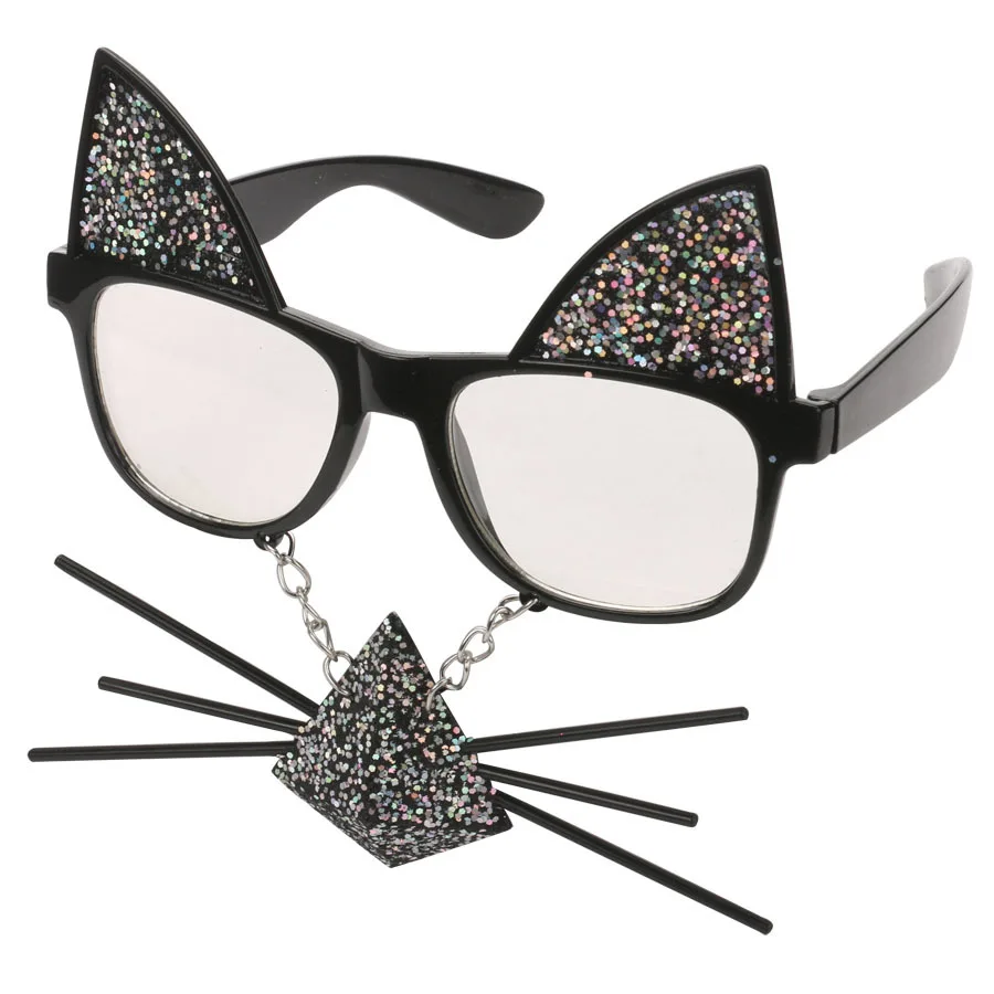 SOL DE ORO кошка висячая борода забавные очки подарок мультфильм котенок форма