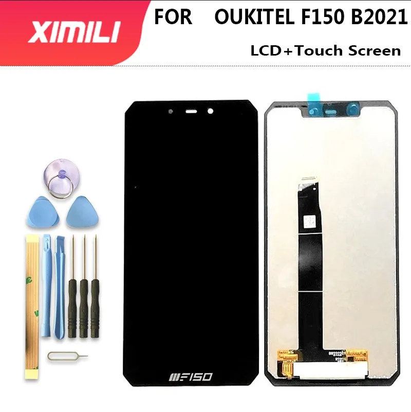 5 86 inch new original for oukitel f150 b2021 cell phone lcd display touch screen digitizer assembly replacement glass repair free global shipping