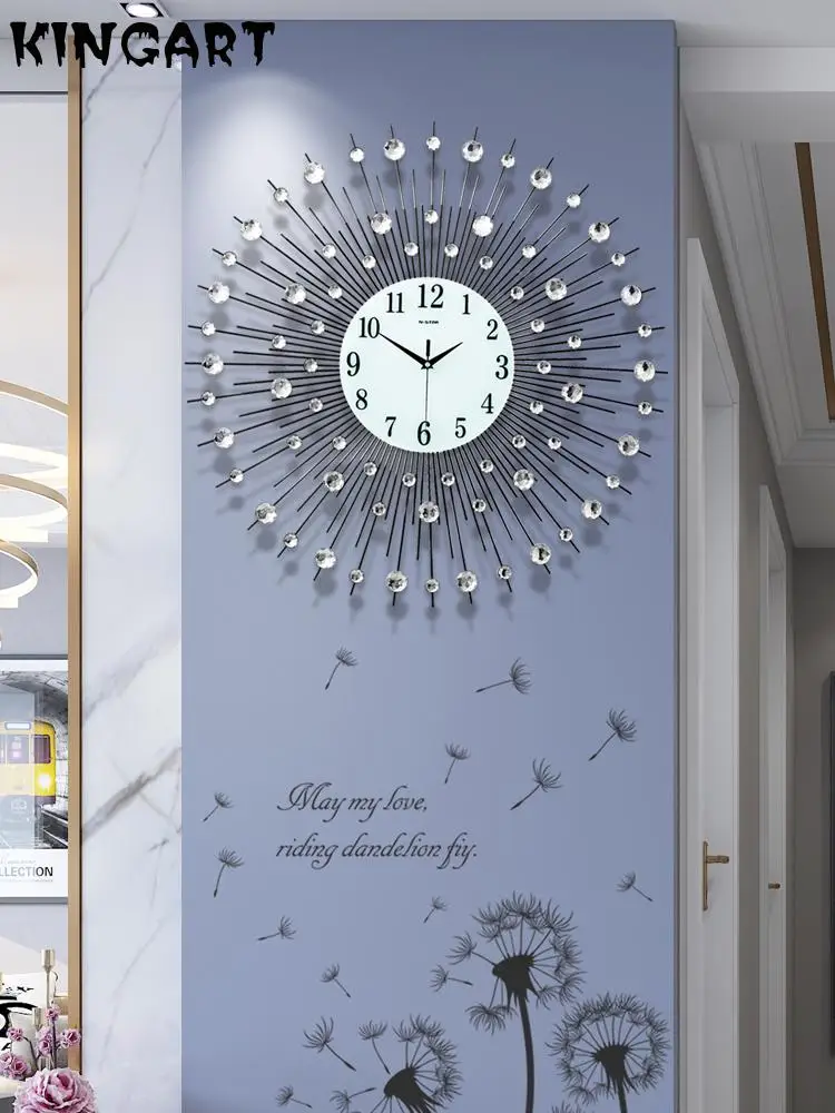 Часы настенные 3d декорация часы большие металлические украшения в современном