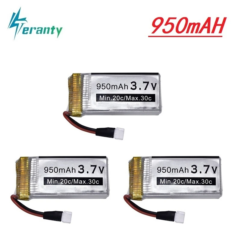 3 7 v 950mah аккумуляторная батарея для Syma X5 X5c 1 X5s X5sw X5sc V931 H5c RC Drone запасные части Lipo
