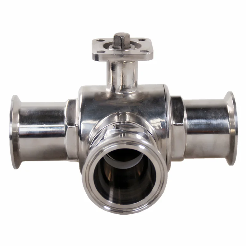 38 51 санитарный пневматический быстрозагрузочный трехходовой шаровой кран 304 из