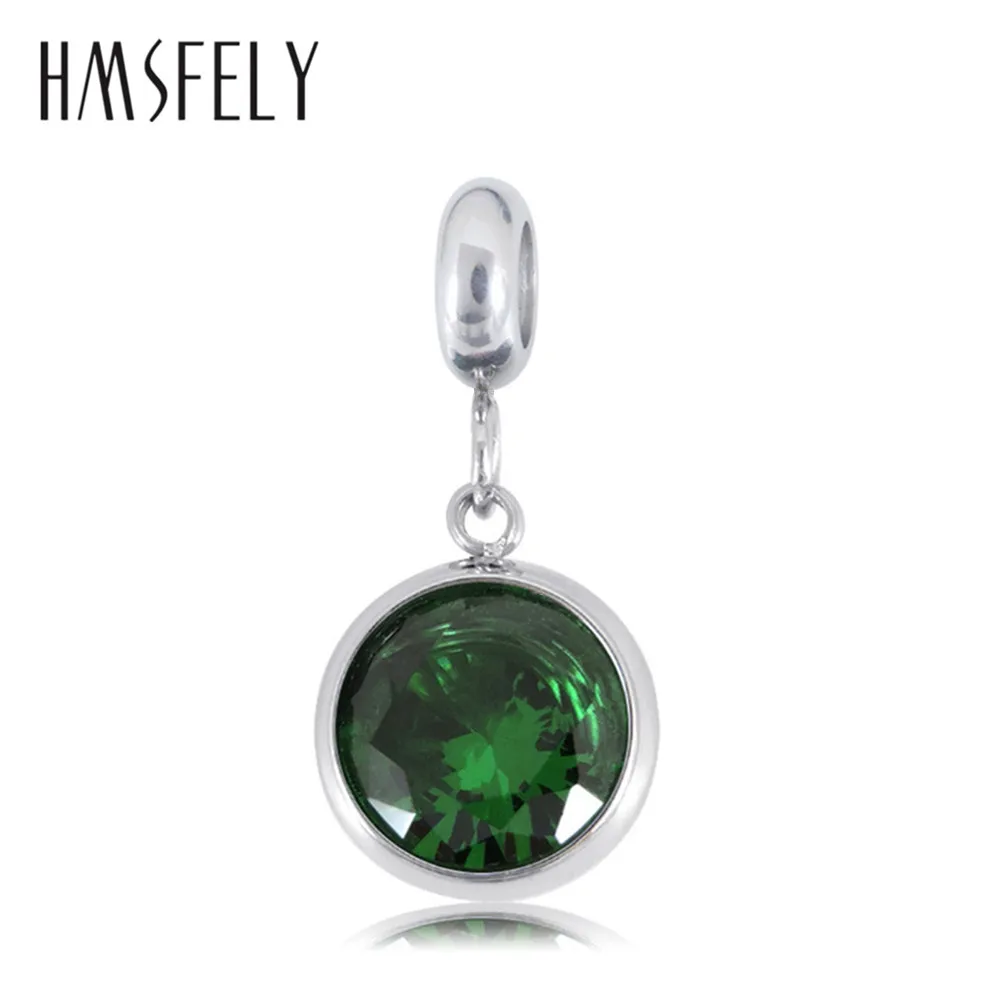 HMSFELY 316L Подвеска из нержавеющей стали с кристаллами для самостоятельного изготовления браслетов ожерелий ювелирных изделий Аксессуары для бриллиантов 4 шт.