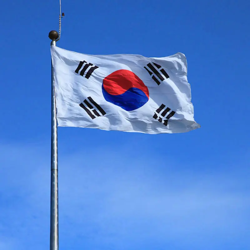 Флаг Южной Кореи полиэстер корейский национальный флаг 90*150 см Республики Корея