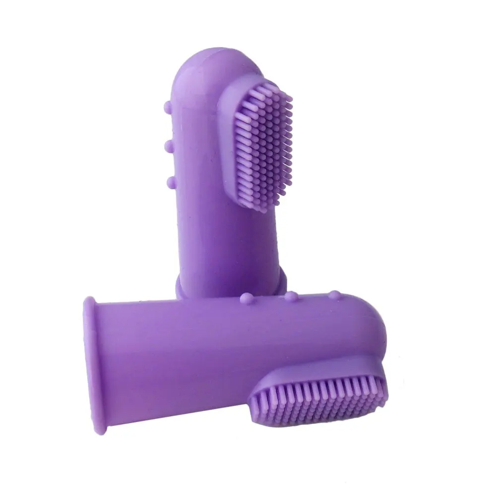 Цветной дизайн Нетоксичная Мягкая Силиконовая зубная щетка для домашних