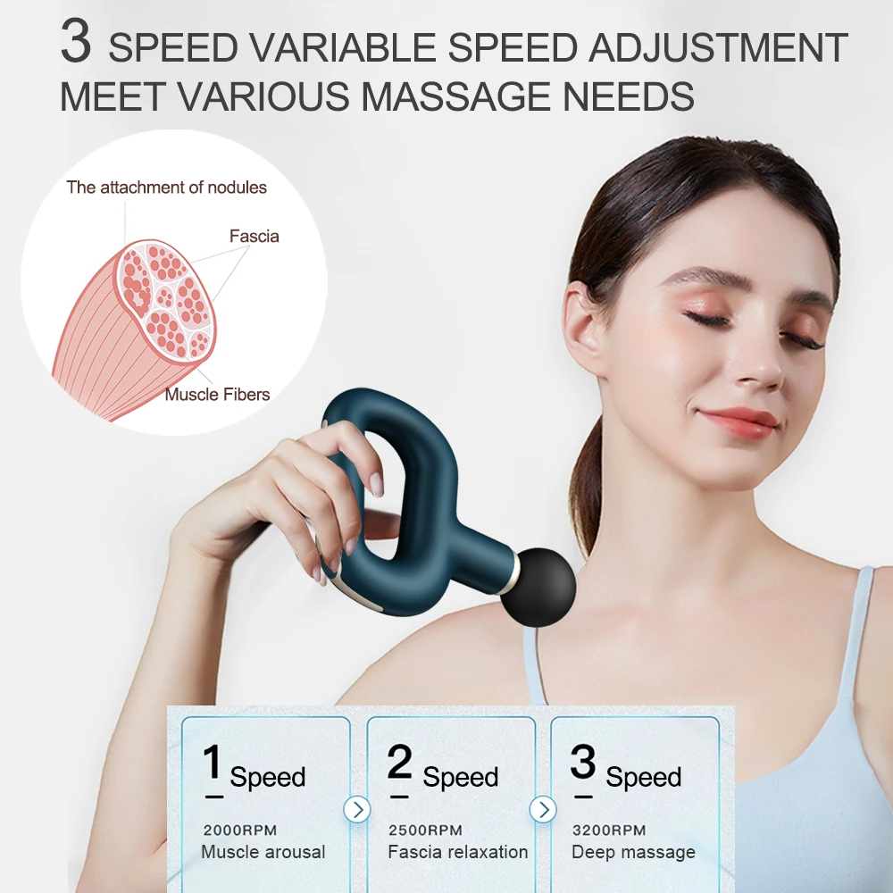 Массажный мини-пистолет Youmay массажер для мышц пистолет расслабления тела снятия