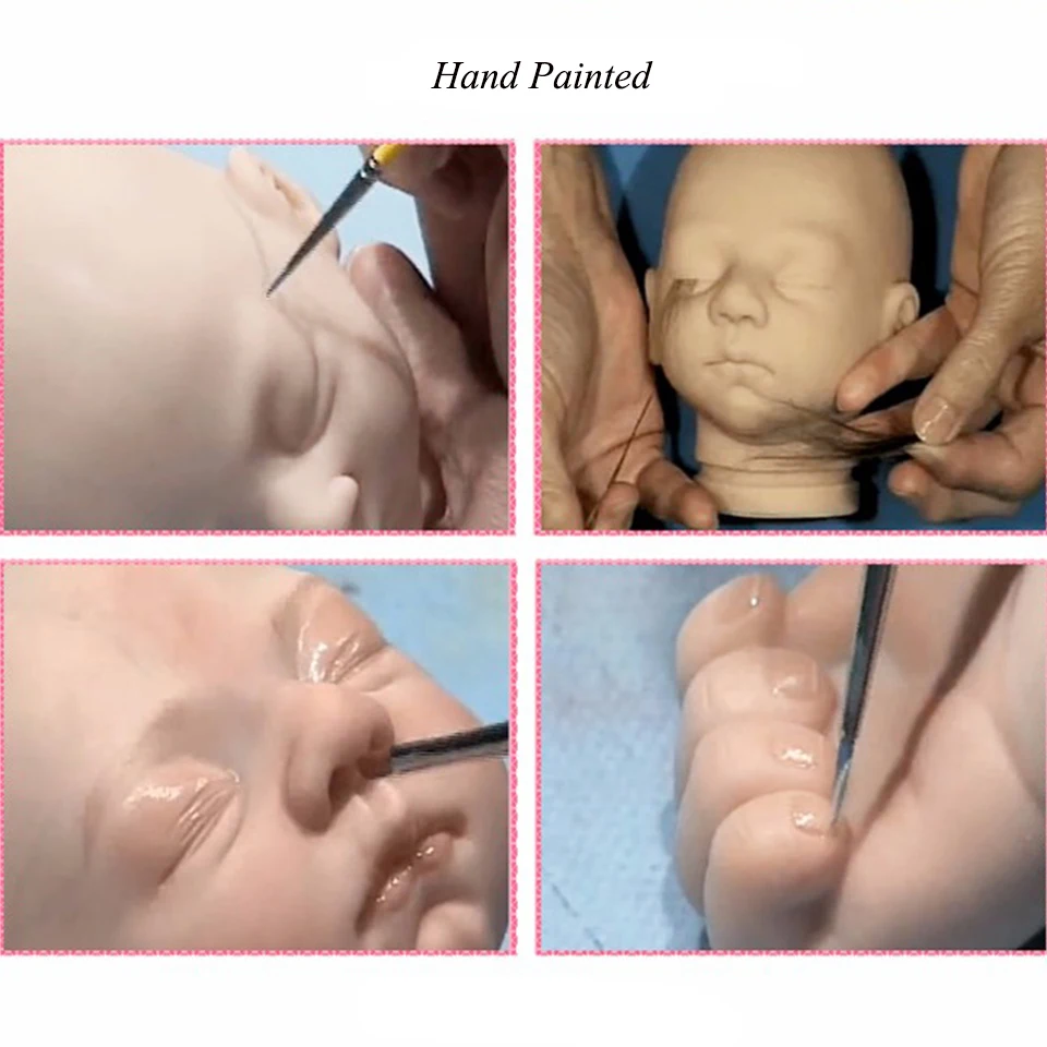 2" мальчик кукла реборн спящий черный ребенок adora моделирование Bonecas bebe детские игрушки силиконовые куклы реборн