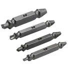 4 шт., набор инструментов для удаления поврежденных болтов, с чехлом