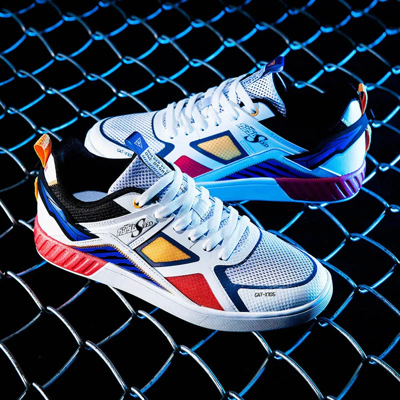 Кроссовки Gundam мужские прогулочные дышащие повседневная обувь для пар тапки