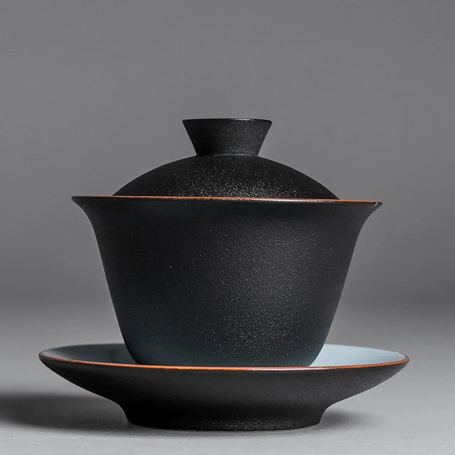 Эмаль Gaiwan разрисованная вручную керамика пиалы для чая чайный набор кунг-фу фарфор Чайный набор из чайная чашка в китайском стиле Чай Услуги - Цвет: D