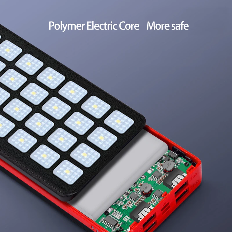 TUOSHIKE 30000mAh power Bank Быстрая зарядка 32 светодиодный внешний аккумулятор зарядное устройство для Iphone 8 XS Xiaomi samsung huawei power bank
