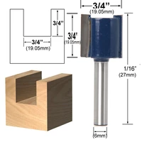 6mm shank woodworking milling cutters straight dado router bit wood tungsten carbide router bit woodwork tool