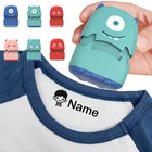 Пользовательский штамп для детской одежды с героями мультфильмов, не выцветает, детская печать, водонепроницаемый маркер для одежды, штамп для лагеря, тканевый текстильный штамп