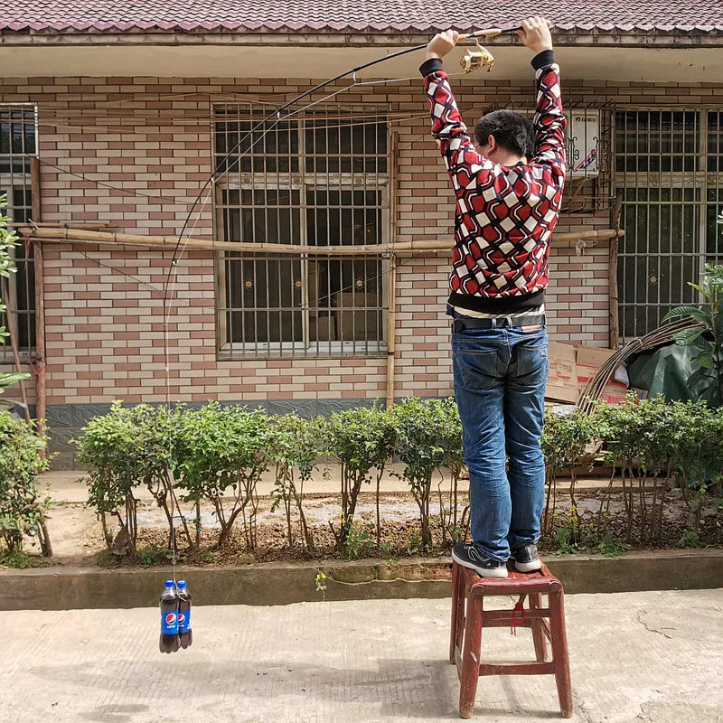 POLAPOFEI 46T углеродная Удочка приманка телескопический спиннинг литье стержня Pod