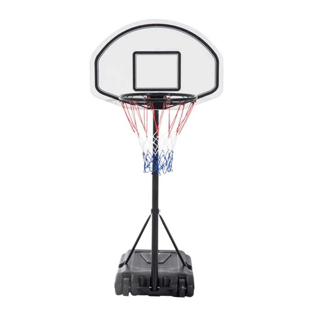 

Backboard Adjustable Pool Basketball Hoop System Stand for Adult Kid Poolside Swimming Water Maxium Applicable Ball Model