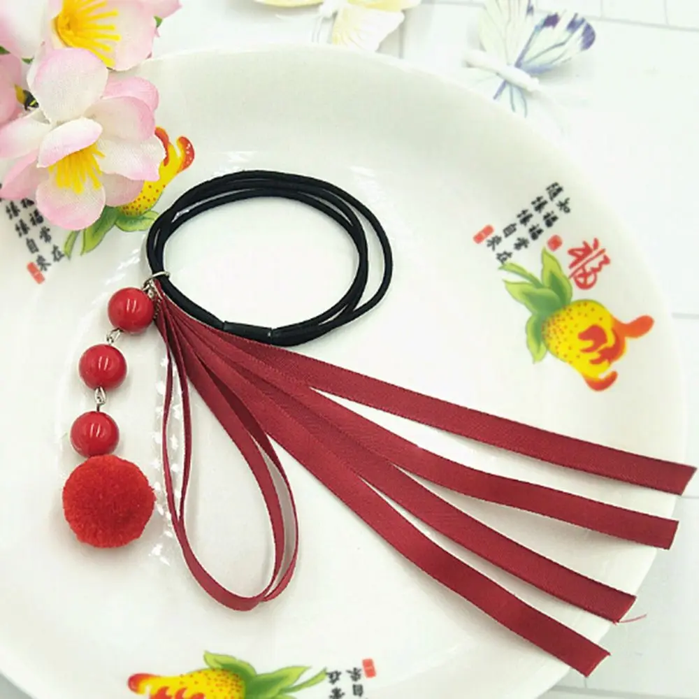 Жемчужный держатель эластичное кольцо для девочки Резиновая лента веревка