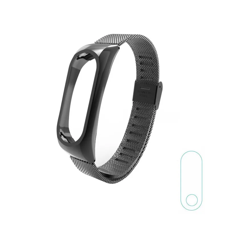 Black Безвинтовой ремешок mi band 2 для браслета Xiaomi mi band 2 - Цвет: Black