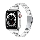 Тонкий прозрачный желеобразный ремешок для Apple Watch 44 мм 40 мм серии Se654, прозрачный ремешок для смарт-часов Iwatch 123 38 мм 42 мм, браслет для часов