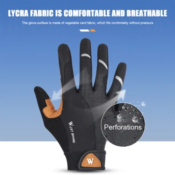 Full Finger/Half finger Cycling Gloves Anti-shock Gloves Biking Portable Touch Screen Cycling Gloves Motorcycle Bicycle Gloves 5