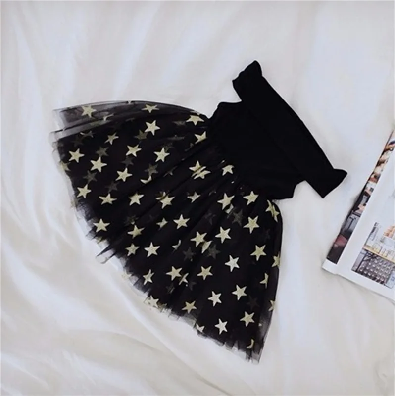 Baby Girl 2020 Summer Tulle Dress For Kids Clothes Girls Mesh Off Shoulder Party Children Clothing vestido de verano | Детская одежда и