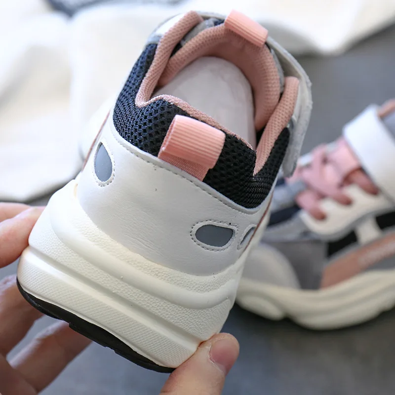 Spring Kids Sport Sneakers Children Casual Boys Running Brand Shoes Baby Girls Black Fashion Trainers 2020 New | Детская одежда и