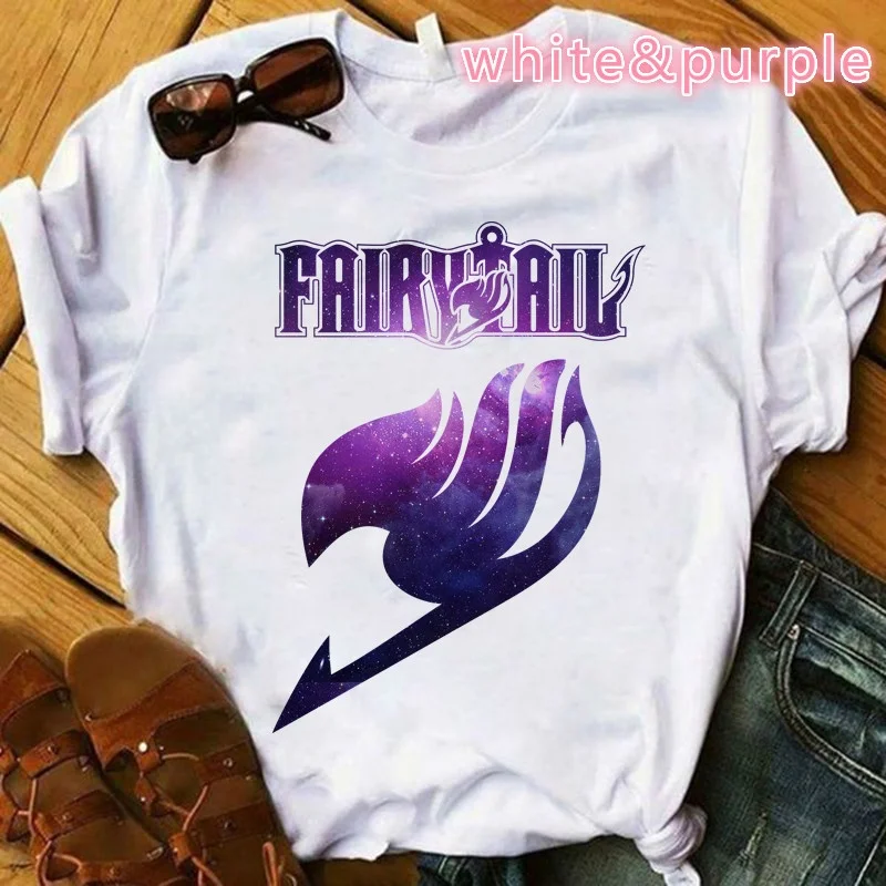 

2021 Women T Shirt Anime Fairy Tail Printed T Shirt