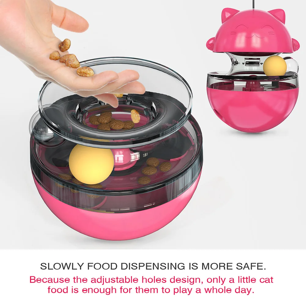 Кошка игрушка медленно протекающая пищевая мяча образовательный стакан