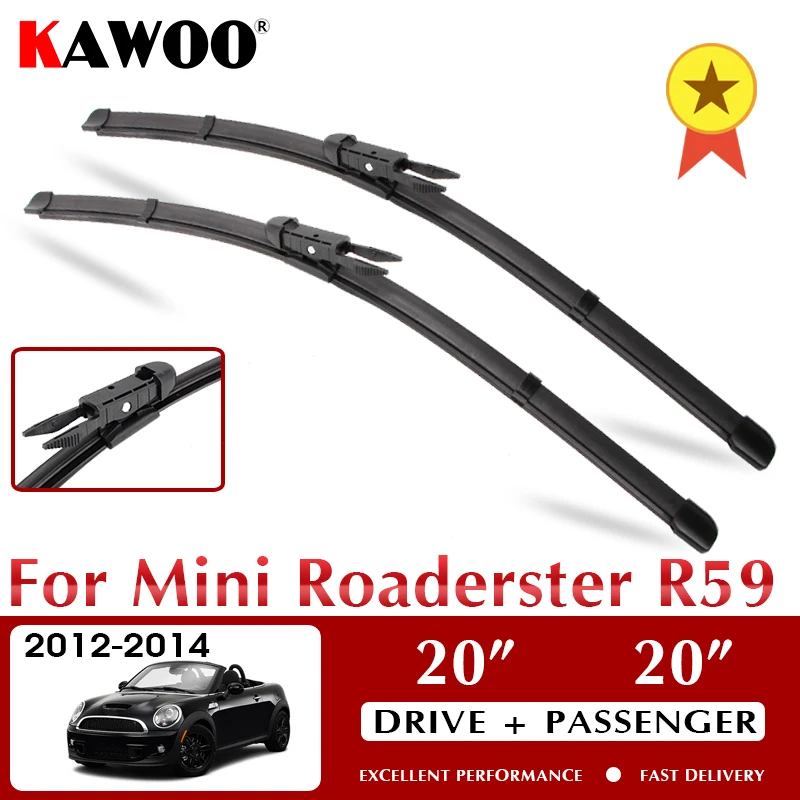 KAWOO щетки стеклоочистителя для лобового стекла автомобиля Mini Roaderster R59 2012-2014 лобовое стекло окно 20 