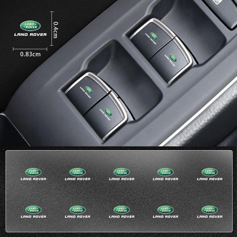 Автомобильная наклейка для кнопки подъема окон Land Rover Discovery 3 4 R4 LR2 Range Evoque Sport Dander 2