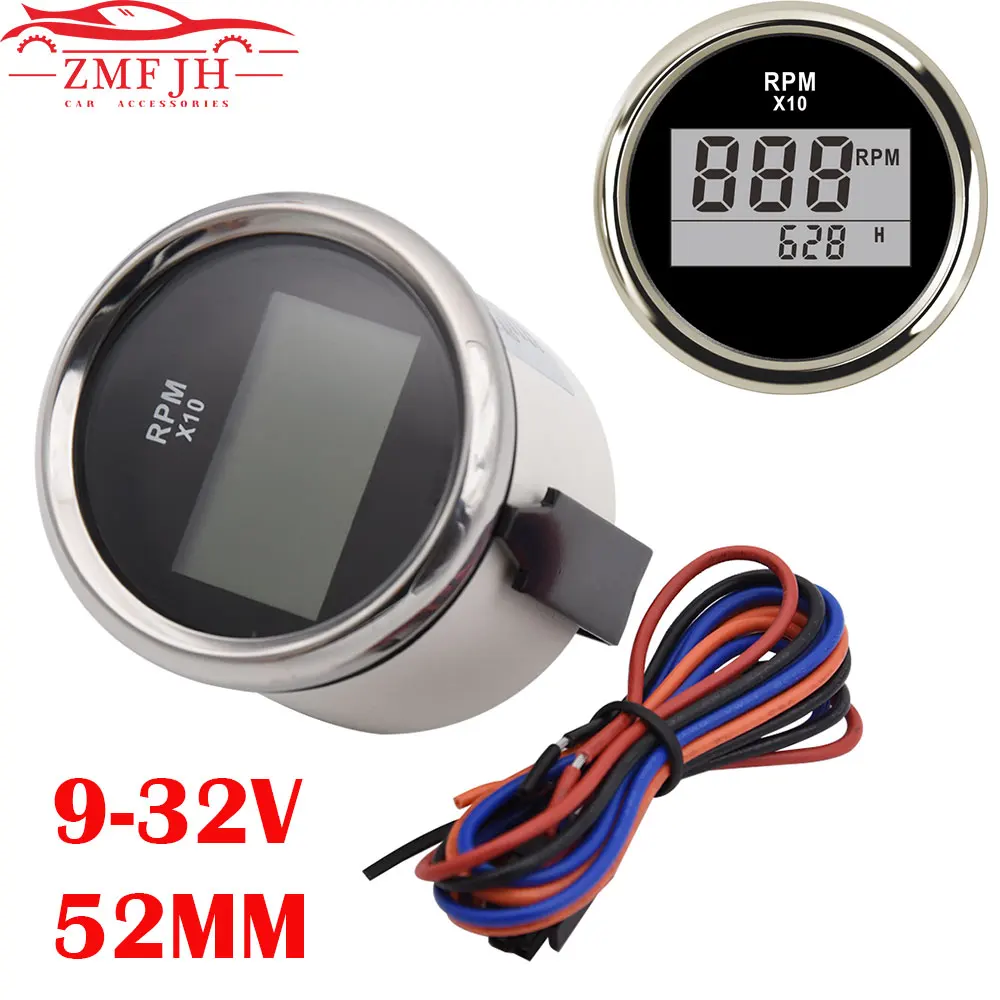 Новый 52 мм Авто Грузовик Морская Лодка цифровой тахометр подходит для лодки