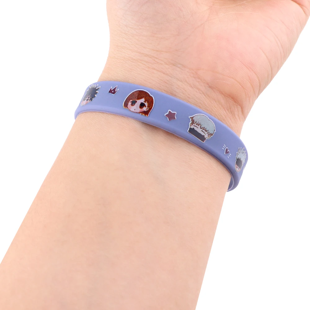

Jujutsu Kaisen Silicone Wristband Jewelry Bracelet Men's Bracelet for Women Bracelets on Hand Bangles Anime Fashion Accessories
