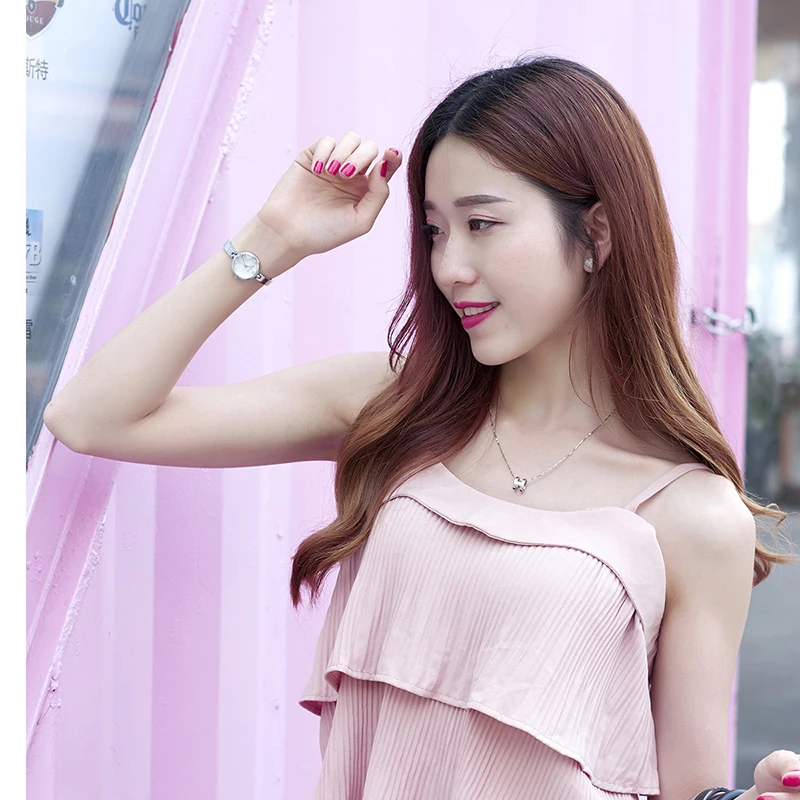 

NO.2 Bracelet Watches Luxury Fine Stainless Steel Ladies Watch Blue Flower Dress Wristwatch For Women Gift With Box Saati