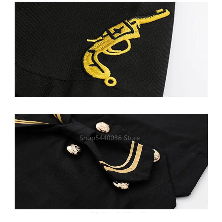 

Orthodox JK School Uniform Sailor Suit for Women Girl Japanese Korean Costume High School Student Long Sleeve Set Pleated Skirt