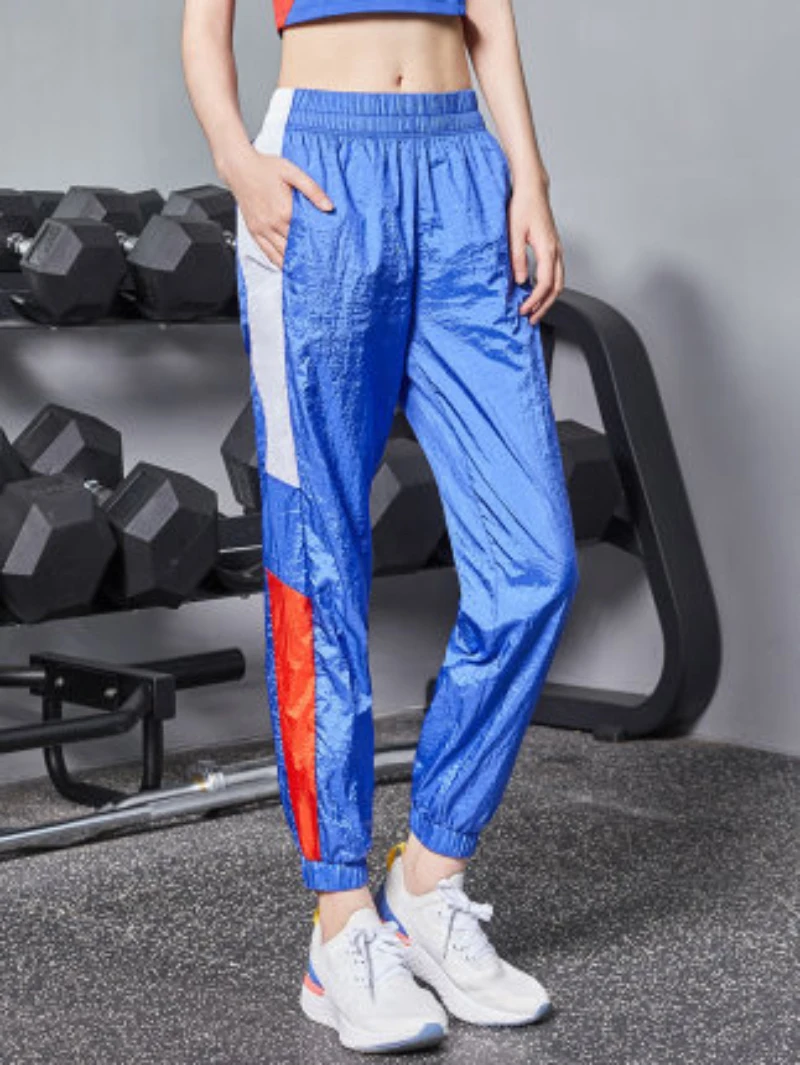 Новинка 2019 женские спортивные брюки летние свободные повседневные штаны для