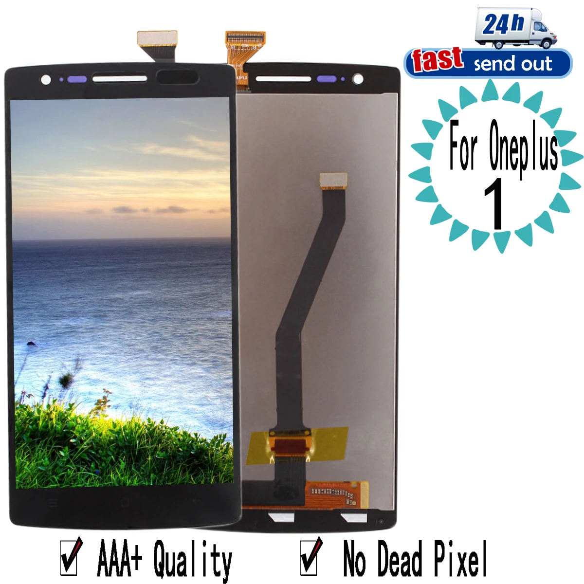 5,5 '1 + 1 LCD для Oneplus 1 LCD дисплей кодирующий преобразователь сенсорного экрана в сборе Замена для oneplus2