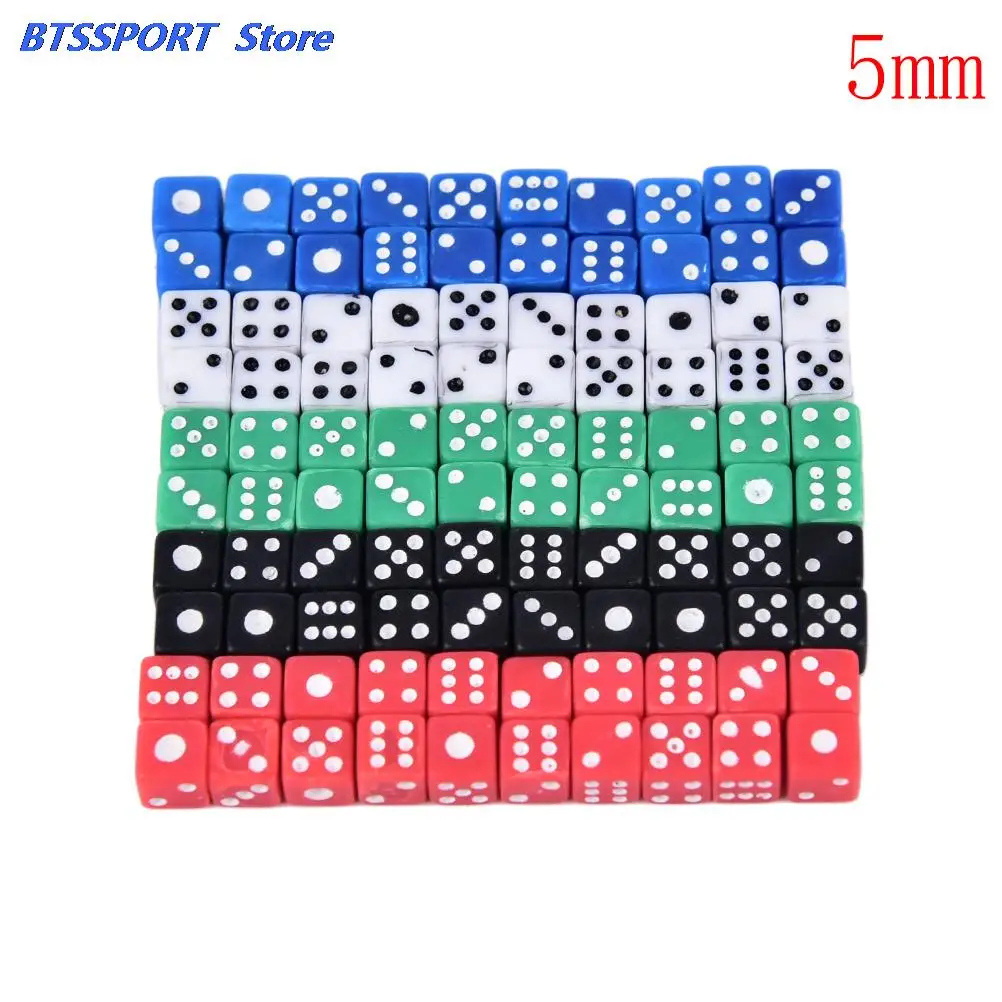 Набор кубиков D6 Стандартный 5 мм 20 шт./лот | Спорт и развлечения