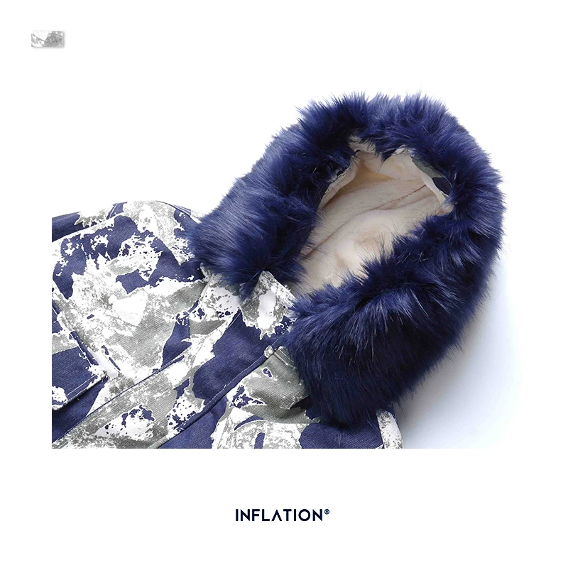 Зимняя мужская джинсовая куртка и пальто камуфляжная Толстая Теплая Флисовая с