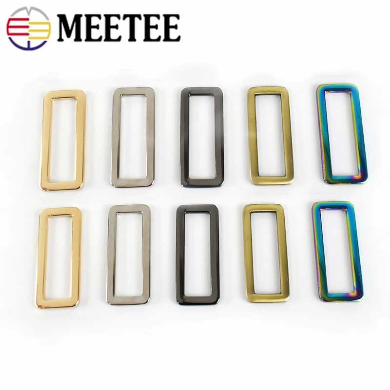 Металлические застежки для сумок Meetee 5/10 шт. регулируемые пряжки ремня рюкзака