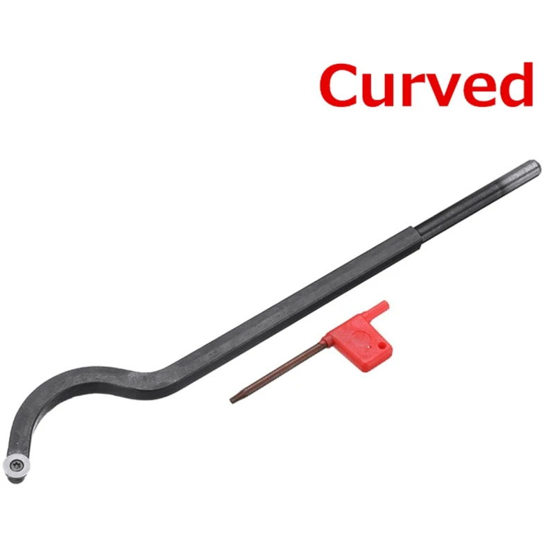 

New Hollowing Wood Turning Tool Holder Rotary Chisel Round/Diamond/Square/Curved Woodworking Turning Tool Lathe